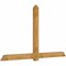 Ekena Millwork Eugene Rough Sawn Timber Gable Bracket, Western Red Cedar, 108"W x 63"H x 4"D x 6"F, 14/12 Pitch GBW108X63X0406EUG00RWR - alternate 4